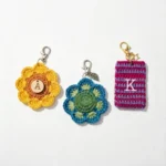 Travel Bloom Crochet Bag Tag